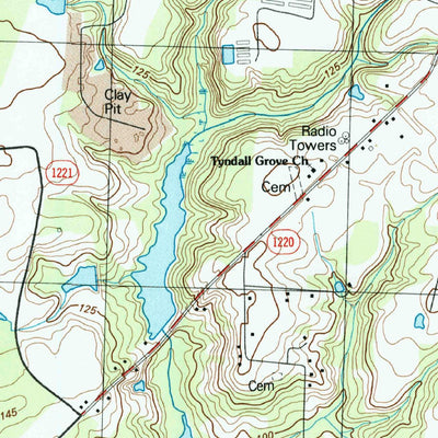 United States Geological Survey Clinton South, NC (1986, 24000-Scale) digital map