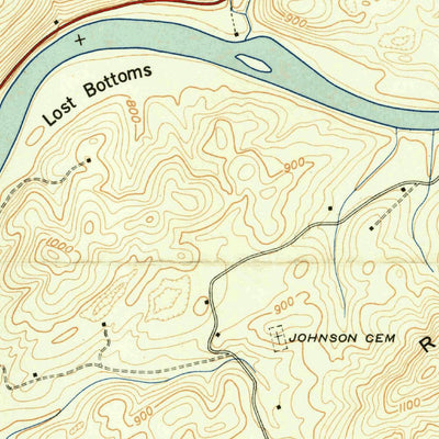 United States Geological Survey Clinton, TN (1946, 24000-Scale) digital map
