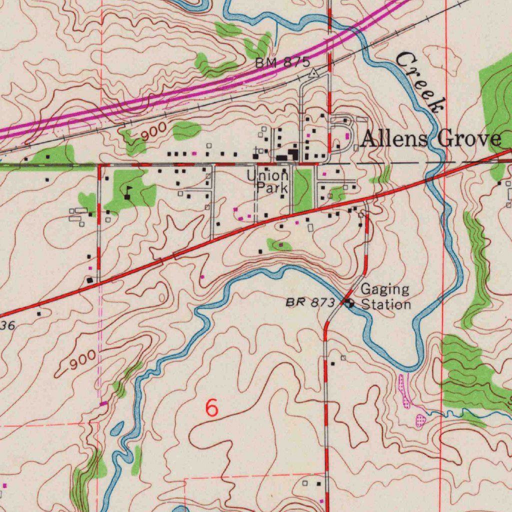 Clinton Wi Clinton, WI (1961, 24000-Scale) Map by United States Geological Survey ...