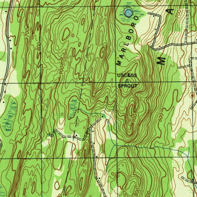 United States Geological Survey Clintondale, NY (1943, 31680-Scale) digital map