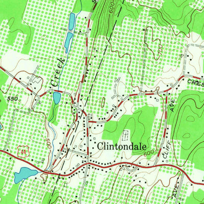 United States Geological Survey Clintondale, NY (1957, 24000-Scale) digital map