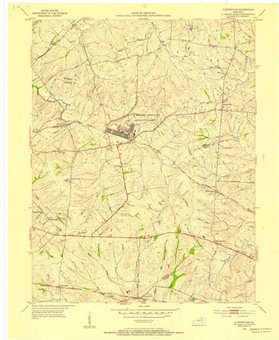 United States Geological Survey Clintonville, KY (1952, 24000-Scale) digital map