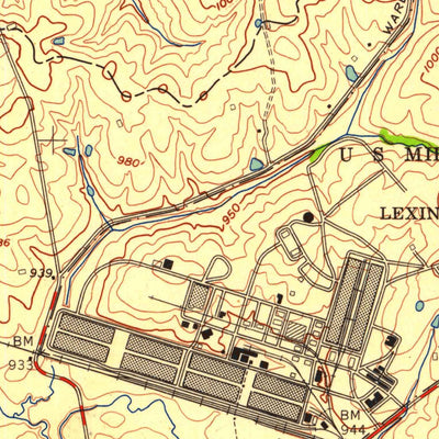 United States Geological Survey Clintonville, KY (1952, 24000-Scale) digital map