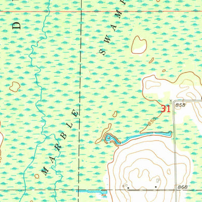 United States Geological Survey Clintonville South, WI (1970, 24000-Scale) digital map