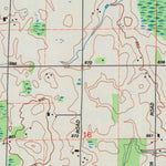 United States Geological Survey Clintonville South, WI (1993, 24000-Scale) digital map