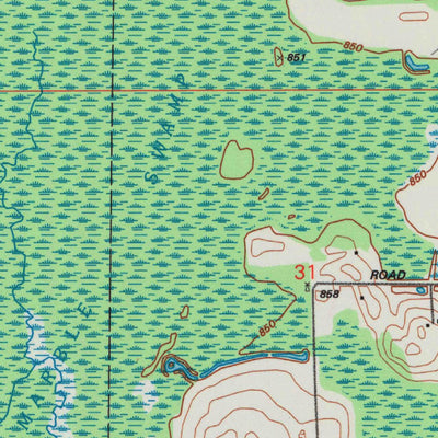 United States Geological Survey Clintonville South, WI (1993, 24000-Scale) digital map