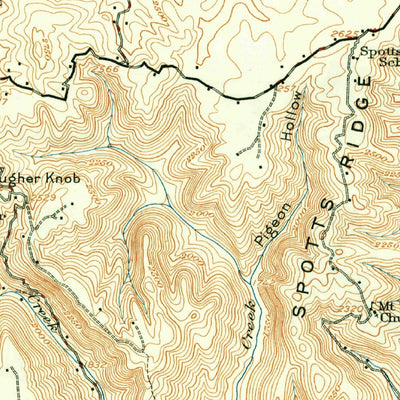 United States Geological Survey Clintonville, WV (1939, 62500-Scale) digital map