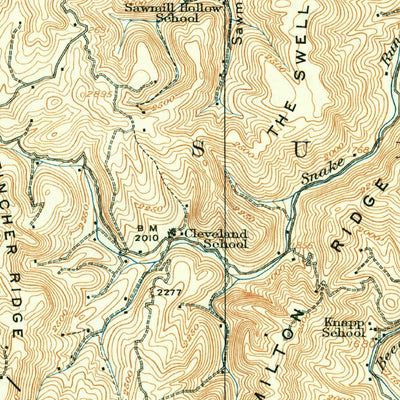 United States Geological Survey Clintonville, WV (1939, 62500-Scale) digital map