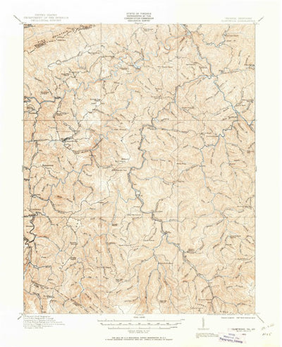 United States Geological Survey Clintwood, VA-KY (1913, 62500-Scale) digital map