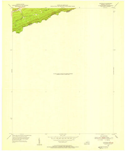 United States Geological Survey Clintwood, VA-KY (1954, 24000-Scale) digital map