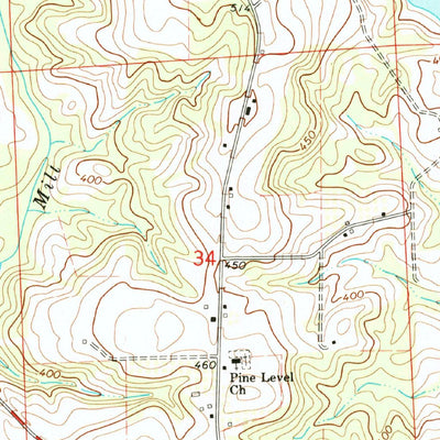 United States Geological Survey Clio, AL (1969, 24000-Scale) digital map