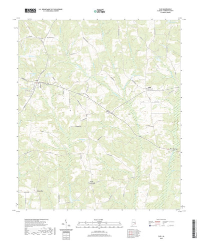 United States Geological Survey Clio, AL (2020, 24000-Scale) digital map