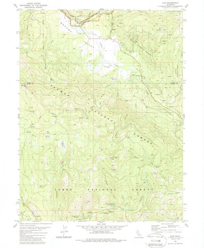 United States Geological Survey Clio, CA (1981, 24000-Scale) digital map