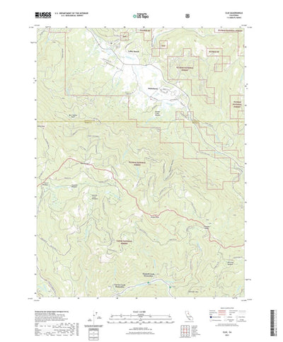 United States Geological Survey Clio, CA (2021, 24000-Scale) digital map