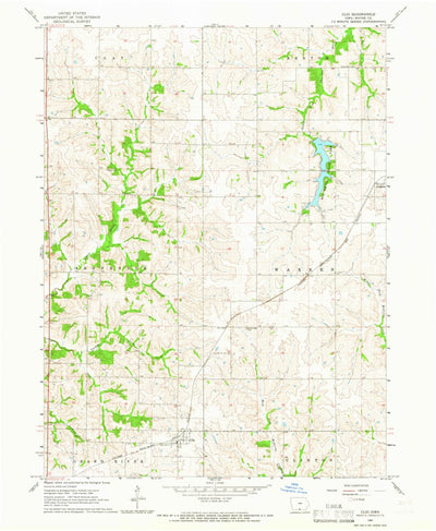 United States Geological Survey Clio, IA (1964, 24000-Scale) digital map
