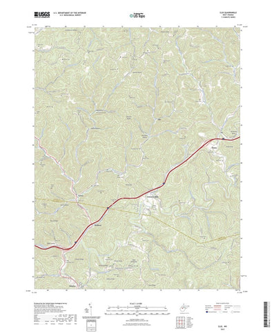 United States Geological Survey Clio, WV (2023, 24000-Scale) digital map