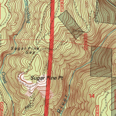 United States Geological Survey Clipper Mills, CA (1994, 24000-Scale) digital map