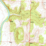 United States Geological Survey Cliquot, MO (1950, 24000-Scale) digital map