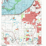 United States Geological Survey Clodine, TX (1995, 24000-Scale) digital map