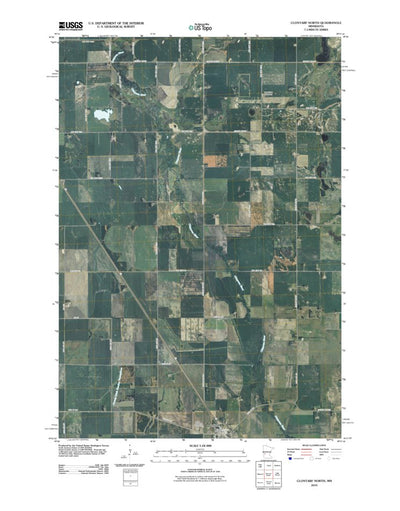 United States Geological Survey Clontarf North, MN (2010, 24000-Scale) digital map