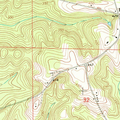 United States Geological Survey Clopton, AL (1969, 24000-Scale) digital map