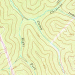 United States Geological Survey Clothier, WV (1963, 24000-Scale) digital map