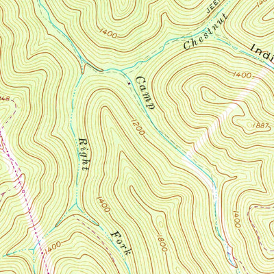 United States Geological Survey Clothier, WV (1963, 24000-Scale) digital map