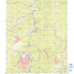 United States Geological Survey Clothier, WV (1996, 24000-Scale) digital map