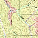 United States Geological Survey Clothier, WV (1996, 24000-Scale) digital map