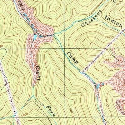 United States Geological Survey Clothier, WV (1996, 24000-Scale) digital map