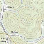 United States Geological Survey Clothier, WV (2023, 24000-Scale) digital map