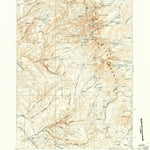 United States Geological Survey Cloud Peak, WY (1899, 125000-Scale) digital map