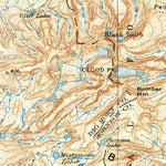 United States Geological Survey Cloud Peak, WY (1899, 125000-Scale) digital map