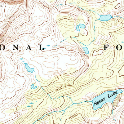 United States Geological Survey Cloud Peak, WY (1967, 24000-Scale) digital map
