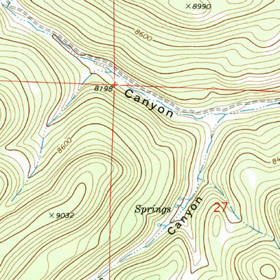 United States Geological Survey Cloudcroft, NM (1977, 24000-Scale) digital map