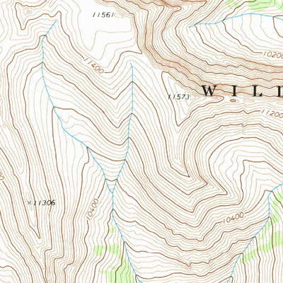 United States Geological Survey Clouds Home Peak, WY (1970, 24000-Scale) digital map