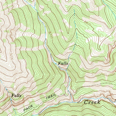 United States Geological Survey Clouds Home Peak, WY (1970, 24000-Scale) digital map