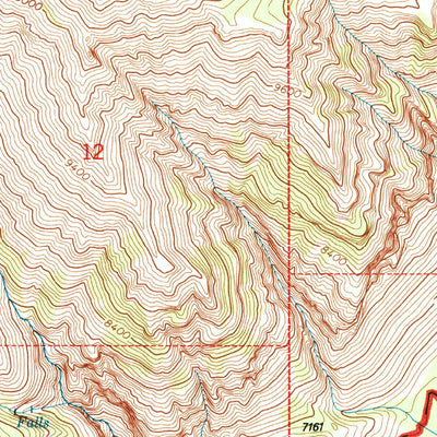 United States Geological Survey Clouds Home Peak, WY (1991, 24000-Scale) digital map