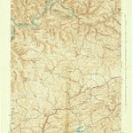 United States Geological Survey Clouds, TN (1942, 24000-Scale) digital map