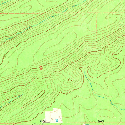 United States Geological Survey Cloudy, OK (1972, 24000-Scale) digital map