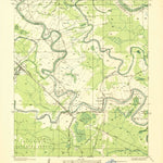 United States Geological Survey Cloutierville, LA (1937, 31680-Scale) digital map