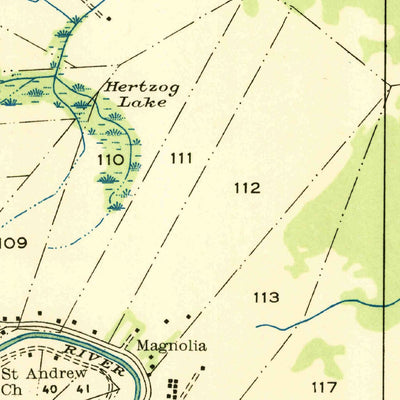 United States Geological Survey Cloutierville, LA (1937, 31680-Scale) digital map