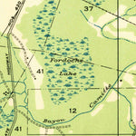 United States Geological Survey Cloutierville, LA (1937, 31680-Scale) digital map