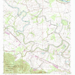 United States Geological Survey Cloutierville, LA (1983, 24000-Scale) digital map