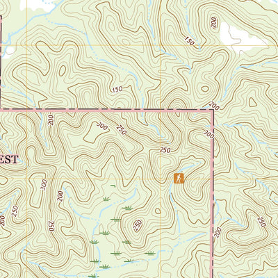 United States Geological Survey Cloutierville, LA (2020, 24000-Scale) digital map