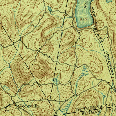 United States Geological Survey Clove, NY-CT (1898, 62500-Scale) digital map