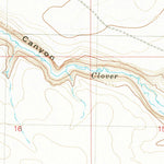 United States Geological Survey Clover Butte North, ID (1980, 24000-Scale) digital map