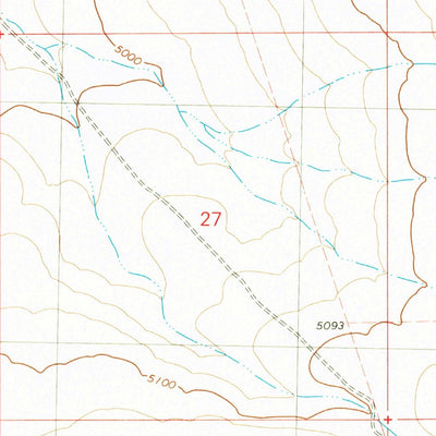 United States Geological Survey Clover Butte South, ID (1979, 24000-Scale) digital map