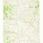 United States Geological Survey Clover Creek Ranch, OR (1966, 62500-Scale) digital map