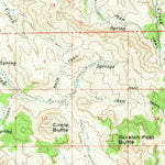United States Geological Survey Clover Creek Ranch, OR (1966, 62500-Scale) digital map